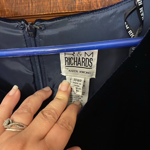 Velvet Dress Used for Grandmother of the bride dress - Picture 2 of 3